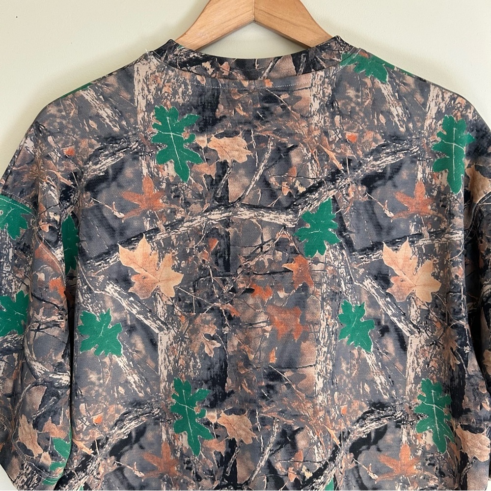 Amongst Others Men’s Size Medium Leaf Camo Boxy Short Sleeve Shirt NYC Designed - Picture 6 of 12